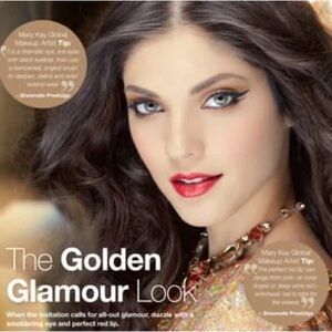 Mary Kay Eyeshadow Glistening Gold Shimmer Color Smokey Cat Eye Sexy retired